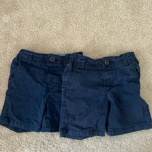 2 Pairs 3T navy Oshkosh boys uniform shorts